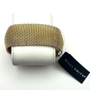 Willi Smith Gold Mesh Bracelet
